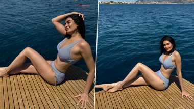 Karishma Tanna Holidays In Spain; Actress Strikes A Sexy Pose In Bikini Against Breathtaking Backdrop (See Pics)