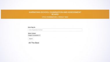 Results of Karnataka 2nd PUC Supplementary Exams 2024 Out at karresults.nic.in