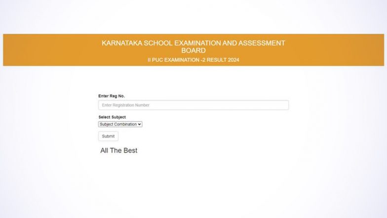 Karnataka 2nd PUC Supplementary Exam Results 2024 Declared at karresults.nic.in, Get Direct Link and Know Steps To Check Scores