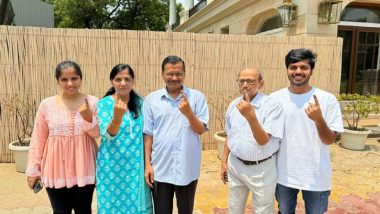 Lok Sabha Elections 2024 Phase 6: Delhi CM Arvind Kejriwal Casts Ballot, Says People Voting Against Dictatorship (Watch Video)