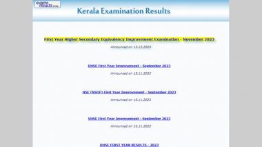 Kerala SSLC, DHSE Result 2024 Date: Kerala Class 10, 12 Board Exam Results to Be Released on These Dates, Know Time, Official Websites and Steps to Check Scorecards