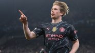 Kevin de Bruyne Surpasses Cesc Fabregas To Become Player With Second Most Assists in Premier League, Achieves Feat During Tottenham Hotspur vs Manchester City EPL 2023–24 Match