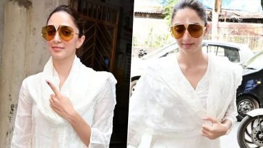 Kiara Advani Speaks to Paps in Hindi After Casting Her Vote in Mumbai, Actress Was Trolled for Her Fake Accent in Cannes 2024 (Watch Video)