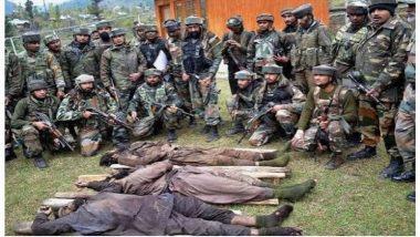 Jammu and Kashmir Encounter: Indian Army Concludes 'Operation Redwani Payeen' in Kulgam; Eliminates Three Terrorists