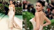 Met Gala 2024: Kylie Jenner&rsquo;s Arrival Sets the Tone for the Night in a Captivating Baby Pink Gown, Radiates Ethereal Charm and Fashion Finesse!