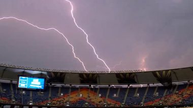 Gujarat Titans Eliminated From IPL 2024 Playoffs Race After Rain Washes Out GT vs KKR Match in Ahmedabad; Kolkata Knight Riders Confirm Top-Two Spot