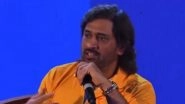 IPL 2024: MS Dhoni Opens Up On His Bond With Chennai Super Kings, Says &lsquo;It Is an Emotional Connect, Not Like a Player Who Comes, Plays and Goes Back&rsquo; (Watch Video)