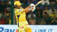 MS Dhoni Hits Longest Six of IPL 2024 As He Sends Ball out of M Chinnaswamy Stadium With 110m Hit During RCB vs CSK Match (Watch Video)