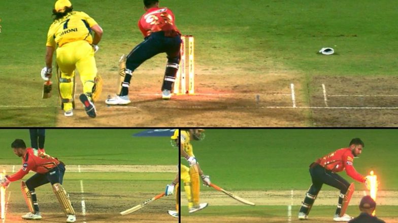 MS Dhoni Dismissed for the First Time in IPL 2024 as He Is Run Out During CSK vs PBKS Match (Watch Video)