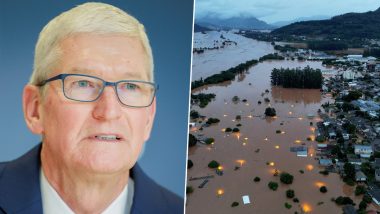 Brazil Floods: Apple CEO Tim Cook Announces That Company Will Donate to Relief Efforts on Ground, Says His Heart Goes Out to Affected People by 2024 Rio Grande Do Sul Floods