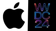 Apple WWDC24: Tech Giant To Organise Its Flagship Worldwide Developers Conference From June 10 to 14 To Showcase New Software Updates