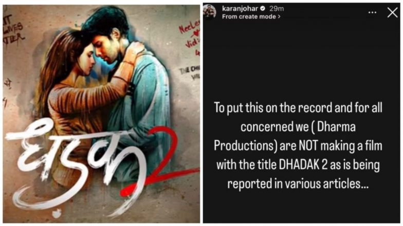 How Karan Johar ‘Lied’ About Dhadak 2! Filmmaker’s Old Insta Post Denying Pariyerum Perumal Remake Is Going Viral – Here’s What Happened!