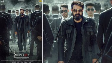 L2 - Empuraan: Mohanlal's First Look Poster from Prithviraj Sukumaran's Movie Unveiled on His Birthday (View Pic)