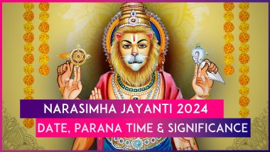 Narasimha Jayanti 2024: Date, Parana Time & Significance Of The Day That Marks Birth Anniversary Of Lord Vishnu's Fourth Incarnation