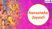 Narasimha Jayanti 2024 Wishes, Messages and Quotes: Send Greetings, Wallpapers and HD Images to Family and Friends on the Festival Day