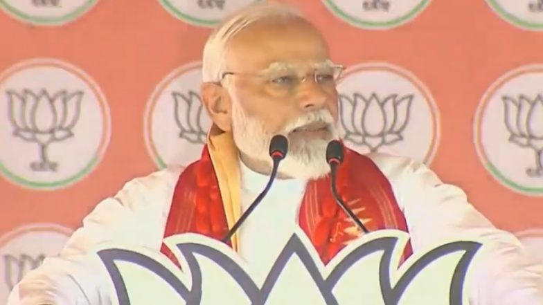 PM Narendra Modi Seeks Blessings of People of Odisha for Lok Sabha and Assembly Elections, Says 'Modi Did Not Make Ram Temple but Your Votes Did' (Watch Video)