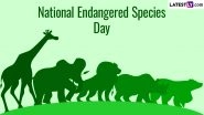 National Endangered Species Day 2024 Quotes & Images: Wishes and Messages To Share and Spread Awareness About the Endangered Species