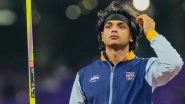 Neeraj Chopra at Federation Cup 2024 Final Free Live Streaming Online: Get Live TV Telecast Details of Men&rsquo;s Javelin Throw Event Coverage in IST