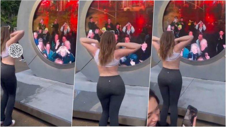 OnlyFans Model Ava Louise's 'Boobs Flash' at New York to Dublin Portal Led to Livestream Shutdown? TikTok Star Credits Her NSFW Act Behind the Decision
