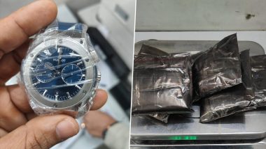Delhi: Customs Seize 2,953 Grams of Osmium Powder and Two Luxury Watches From Two Passengers at IGI Airport (See Pics)