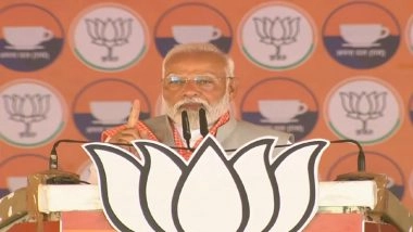 Lok Sabha Elections 2024: PM Narendra Modi Says ‘For Samajwadi Party, Mafia Was a Vote Bank, Yogi Adityanath Cleaned Them Up’ (Watch Video)