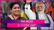 Smriti Irani Calls PM Narendra Modi &lsquo;Cool Cat&rsquo; After He Reacts With Humour To Animated Video Showing Him Dancing