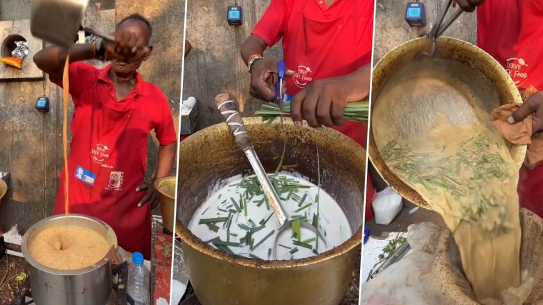 Surat’s Pappu Chaiwala Goes Viral Online With His Unique Tea-Making Skills, Gets Compared to Dolly Chaiwala (Watch Video)