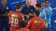 Pat Cummins and Shubman Gill Engage in a Fun &lsquo;Rock, Paper, Scissors&rsquo; Game To Determine Winner of SRH vs GT IPL 2024 Match As Rain Washes Out Contest (Watch Video)