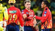 Punjab Kings Beat Chennai Super Kings by Seven Wickets in IPL 2024; Spinners Shine as PBKS Register Fourth Win of Season