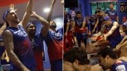 RCB Players and Staff Members Celebrate 47-Run Win Over Delhi Capitals in Dressing Room After IPL 2024 Clash (Watch Video)