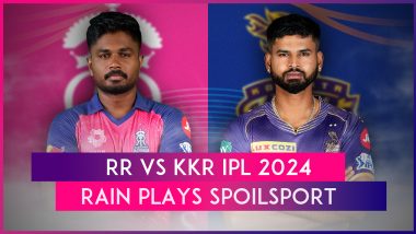 RR vs KKR IPL 2024: Rain Plays Spoilsport As Rajasthan Royals, Kolkata Knight Riders Share Points