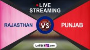 IPL 2024 Rajasthan Royals vs Punjab Kings Free Live Streaming Online on JioCinema: Get TV Channel Telecast Details of RR vs PBKS T20 Cricket Match on Star Sports