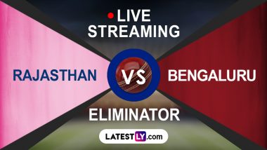 IPL 2024 Eliminator Rajasthan Royals vs Royal Challengers Bengaluru Free Live Streaming Online on JioCinema: Get TV Channel Telecast Details of RR vs RCB T20 Cricket Match on Star Sports