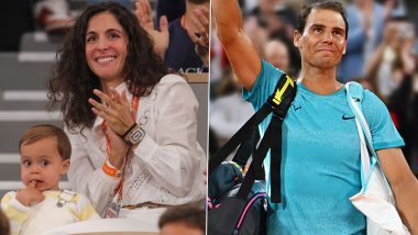 Rafael Nadal’s Wife Maria Parello and Son Rafael Jr Steal Spotlight During French Open 2024 Match Against Alexander Zverev (View Pics and Video)