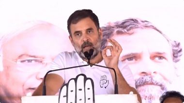 Lok Sabha Elections 2024: Rahul Gandhi Claims To Scrap Agnipath Scheme, Send Rs 8,500 to Women’s Accounts Each Month if INDIA Bloc Government Voted to Power (Watch Video)