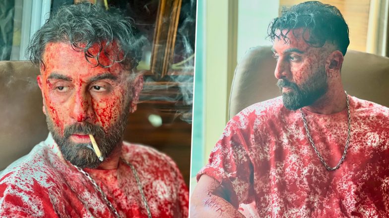 Ranbir Kapoor Looks 'Bloody' Menacing in Unseen BTS Pics From Animal Sets Shared by Hairstylist Aalim Hakim!