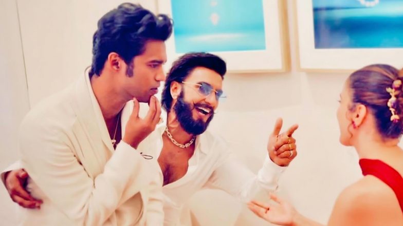 Unseen Pics of Ranveer Singh, Sanya Malhotra and Babil Khan From an Event Are Guaranteed To Bring Smiles to Fans’ Faces