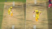 Ravindra Jadeja Dismissed for 'Obstructing the Field' After Sanju Samson's Throw Hits Him During CSK vs RR IPL 2024 Match (Watch Video)