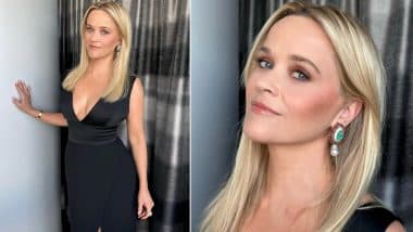 Resse Witherspoon Slays in an Elegant Black Dress at the Prestigious American Film Institute Awards Gala (View Pics)