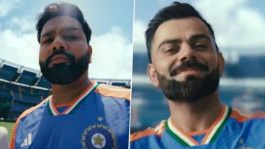 Team India Jersey Promo For ICC T20 World Cup 2024 Released; Catch Virat Kohli, Rohit Sharma and Other Stars In New Kit (Watch Video)