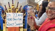 Rohit Sharma’s 77-Year-Old Female Fan Attends Mumbai Indians IPL 2024 Match, Video Goes Viral