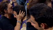 Shah Rukh Khan Hugs Gautam Gambhir, Kisses Him After KKR Win IPL 2024 Title With Dominant Victory Over Sunrisers Hyderabad (See Pics and Video)