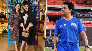 Sachin Tendulkar ‘Proud’ As Daughter Sara Tendulkar Completes Master’s Degree in Clinical & Public Health Nutrition, Writes ‘Dher Sara Pyaar’ (See Post)