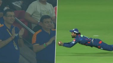 Viral Moments From DC vs LSG IPL 2024 Match: KL Rahul's Impressive Catch- Sanjiv Goenka's Applause, Rishabh Pant's Bat Slipping and Other Highlights From Delhi Capitals vs Lucknow Super Giants Match