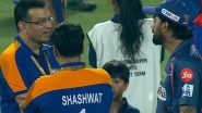KL Rahul Spotted Having a Chat With LSG Owner Sanjiv Goenka After Lucknow Super Giants’ Defeat to Delhi Capitals in IPL 2024