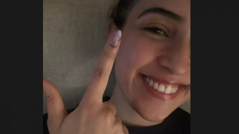 Sanya Malhotra Shares Adorable Selfie on Instagram After Casting Vote in Mumbai During Phase 5 of Lok Sabha Elections 2024 (View Pic)