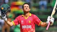 Zimbabwe Cricketer Sean Williams Announces Retirement From T20Is, Set to Continue Playing Tests and ODIs