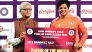 India Women Beat Bangladesh Women by Seven Wickets in 3rd T20I 2024; Shafali Verma, Bowlers Shine As Visitors Take 3&ndash;0 Unassailable Lead