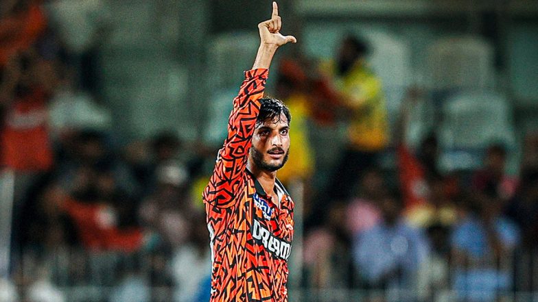 Shahbaz Ahmed Wins Man of the Match Award In SRH vs RR IPL 2024 ...