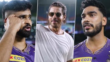 Shreyas Iyer, Venkatesh Iyer Put Emphasis on Shah Rukh Khan’s Impact After Kolkata Knight Riders Qualify for IPL 2024 Final (Watch Video)